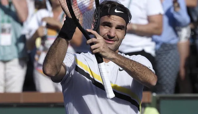 Federer ya está en octavos en Indian Wells