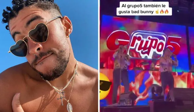 El Grupo 5 interpretó el tema "Después de la playa" de Bad Bunny. Foto difusión