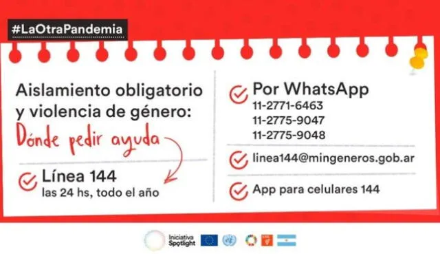 #LaOtraPandemia: nueva campaña contra la violencia de género en Argentina