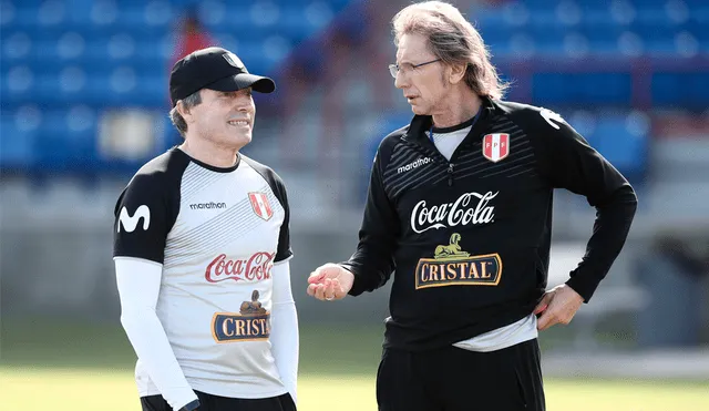 Ricardo Gareca continúa con sus trabajos en la selección peruana pese al coronavirus. | Foto: AFP