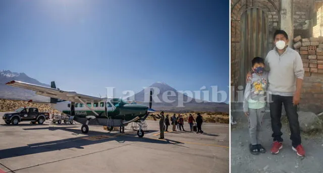 Avión de la Policía llegó a Arequipa trayendo ventiladores mecánicos.