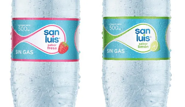 San Luis lanzó un agua con toque de sabor
