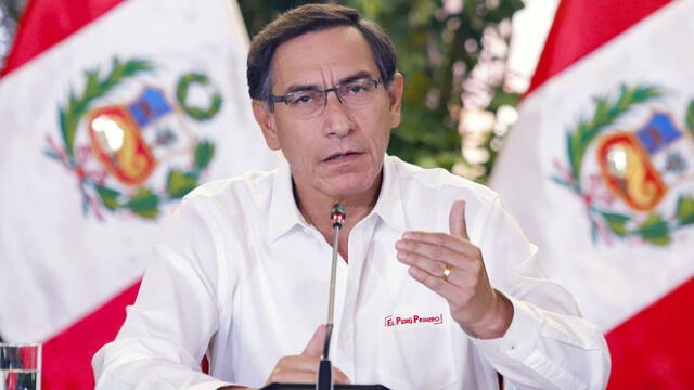 Martín Vizcarra, presidente de la República del Perú.