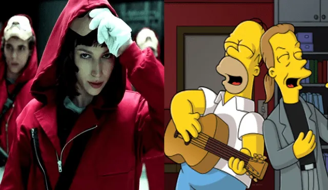 La casa de papel: La versión de 'Bella Ciao' cantada por Los Simpson [VIDEO]