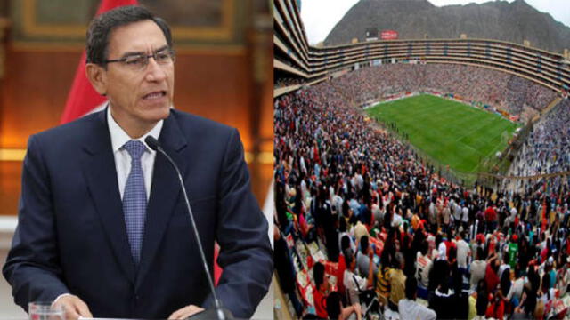 El presidente agradeció a los responsables de traer la final de la Copa Libertadores al Perú.