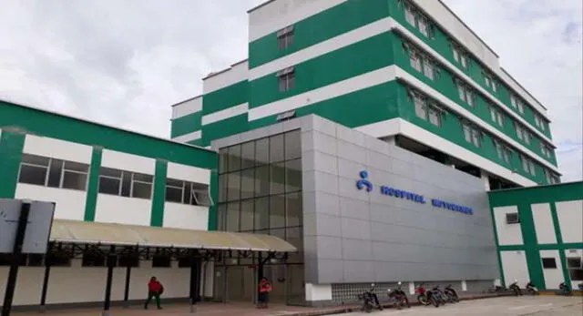 Hospital de Moyobamba, lugar donde falleció la gestante y su bebé.