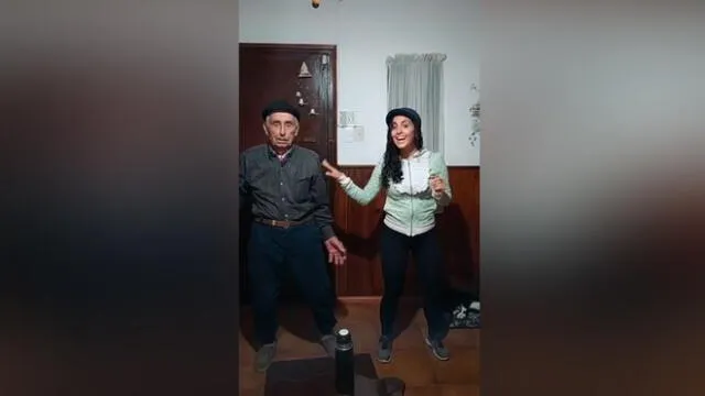 Desliza las imágenes para ver el divertido baile que hizo un padre con su hija en plena cuarentena. Foto: Meli Sellanes Álvare/TikTok