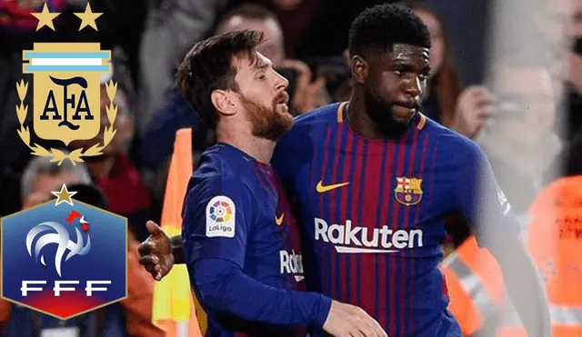 ¿Y la amistad? Umtiti le mandó un mensaje a Messi antes de enfrentarlo