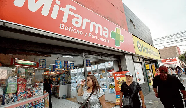 Farmacias. En el 2018 Inretail, dueña de Inkafarma, compró Mifarma, BTL, Arcángel, Fasa. Ahora es dueña del 95% del sector. (J. Rodríguez)