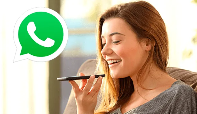 Truco para enviar mensajes escritos en WhatsApp con comando de voz. Foto: Composición La República.