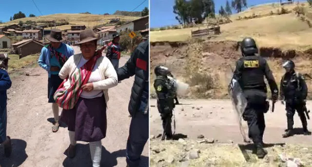 Cusco: reportan heridos tras nuevo enfrentamiento en el Corredor Minero Sur