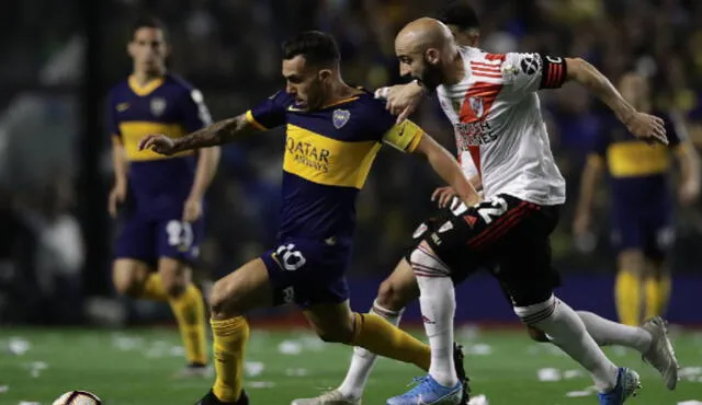 Boca Juniors y River Plate definieron el título de la Libertadores 2018. Foto: AFP