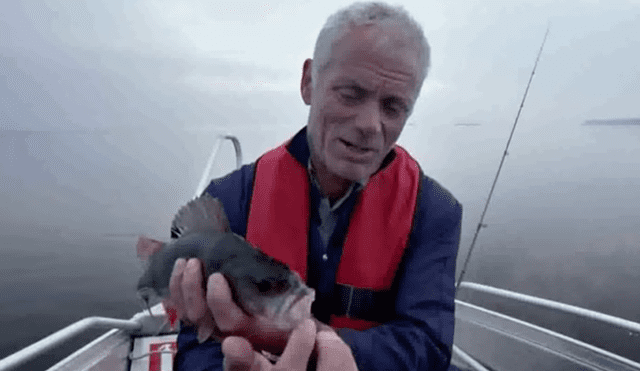 Un pescador profesional acudió a Chernobyl para inspeccionar un lago y encontró un desconcertante animal.