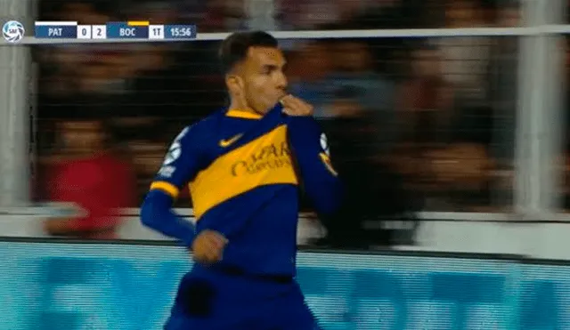Carlos Tévez volvió a marcar con Boca. Créditos: Captura de video.