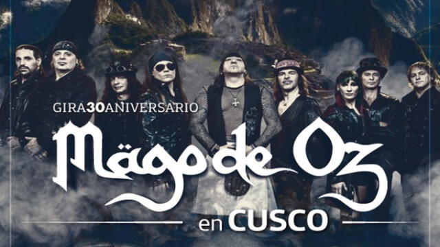 Banda española Mago de Oz tocará por primera vez en Cusco 