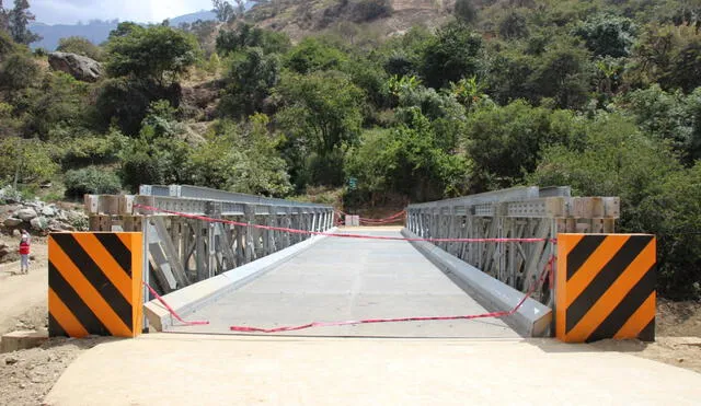 11 provincias de La Libertad serán beneficiados con los nuevos puentes. Foto: Prensa ARCC