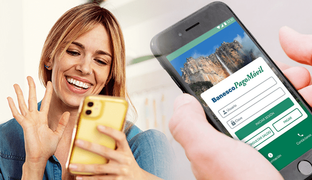 En simples pasos puedes realizar un Pago Móvil vía SMS con Banesco. Foto: composición LR/ Naranja X/ Banesco
