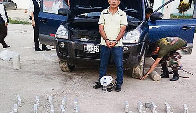 Capturan en Piura a presunto narco con 50 kilos de cocaína