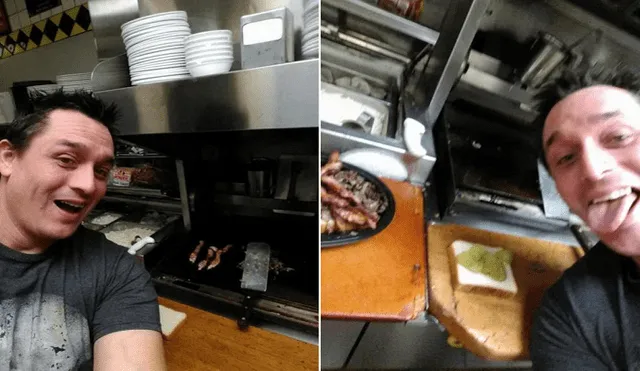 Facebook: encontró a empleado durmiendo y se preparó su propia comida en restaurante