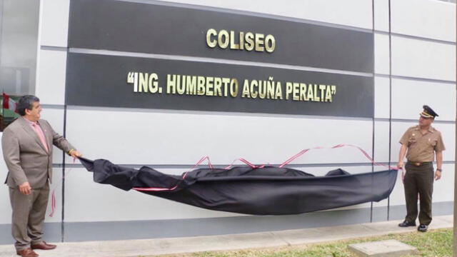 Cuestionan la colocación de nombre de Humberto Acuña en obra de colegio en Lambayeque