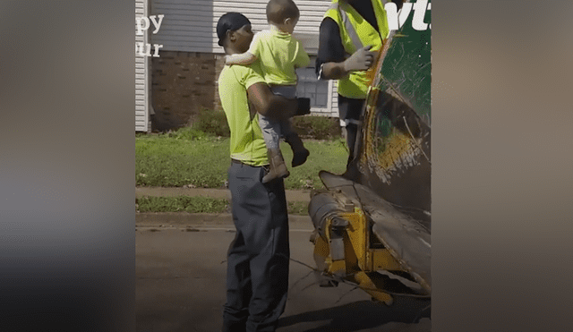 A través de Facebook se hizo viral el tierno gesto que tuvo un niño con un recogedor de basura.