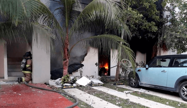 La excampeona mundial de judo Kim Akker en la explosión de una vivienda que alquiló en Quintana Roo, México.