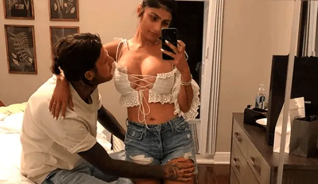 Mia Khalifa y su novio remecen Instagram al posar desnudos en la bañera