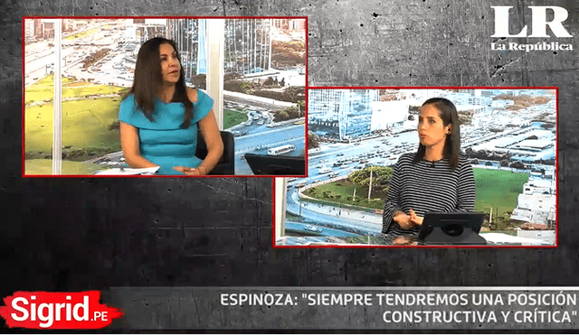 Sigrid.pe: Hoy entrevista a la congresista Marisol Espinoza 