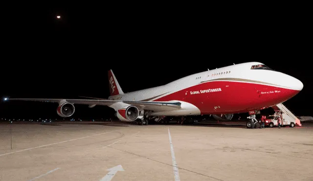 Boeing 747 SuperTanker llega a Bolivia