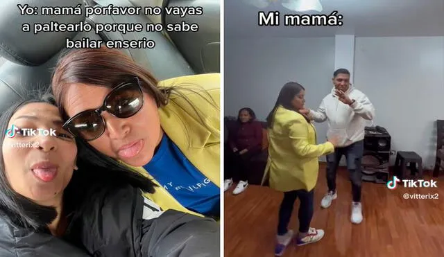 La joven pensó que su mamá le haría caso para evitar avergonzar a su novio; sin embargo, sucedió todo lo contrario y lo tomó con humor. Foto: composición LR/TikTok/@vitterix2