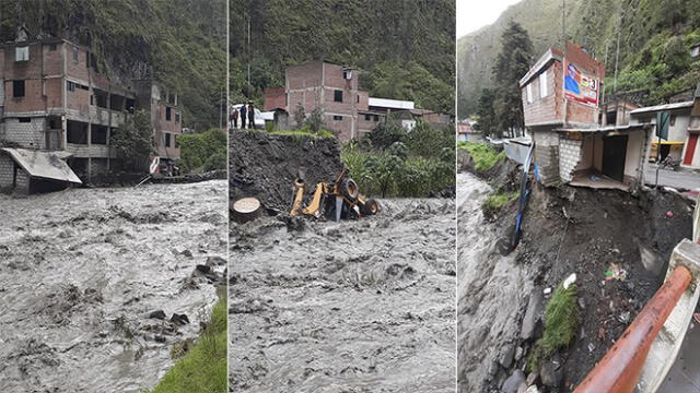 Provincia de Sandia se vio afectada por desborde de río en Puno.