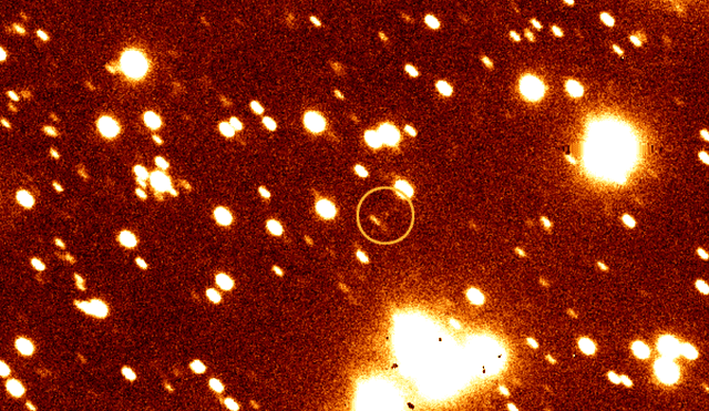 Hayabusa2 de regreso a la Tierra. Foto: Subaru Telescope/ NAOJ