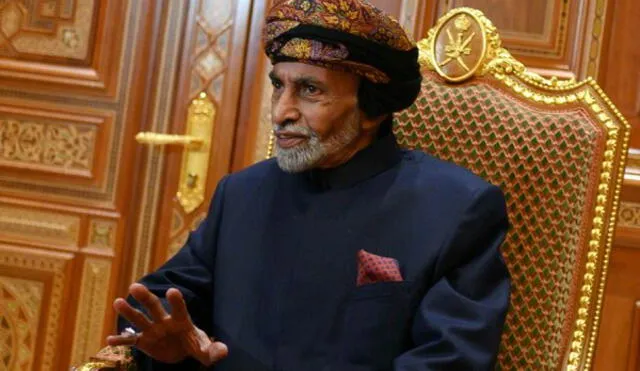 Muere el sultán de Omán, Qabus, luego de casi medio siglo de reinado. Foto: Difusión.