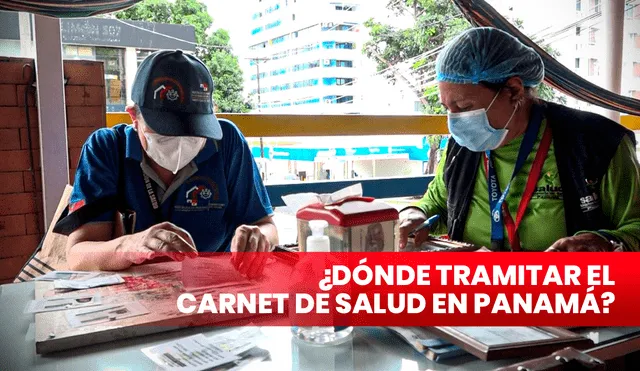 Conoce el precio y requisitos para tramitar el carnet de salud en Panamá. Composición: Gerson Cardoso-GLR/Minsa