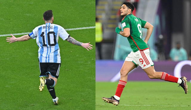 Lionel Messi y Raul Jimenez son los jugadores más destacados de cada selección. Foto: Composición AFP