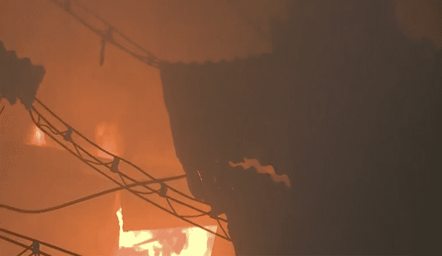 San Miguel: incendio se registró en laboratorio de productos químicos