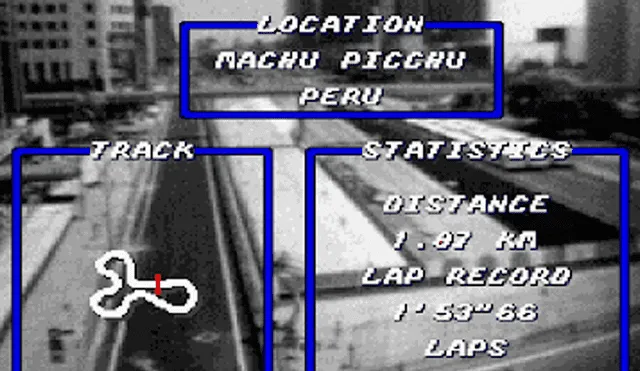 Top Gear tiene una pista en Machu Picchu, Perú y es la más complicada del videojuego. Foto: Top Gear.