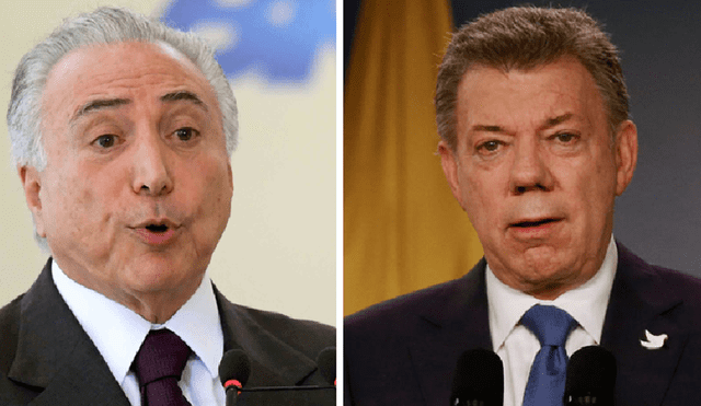 Juan Manuel Santos y Michel Temer estudiarán éxodo masivo de Venezuela