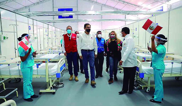 EN CUSCO. Presidente Vizcarra puso en funcionamiento hospital de EsSalud con 100 camas.