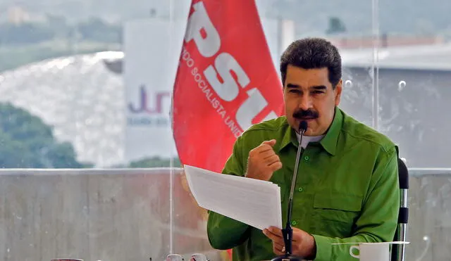 Nicolás Maduro ironizó al presidente Vizcarra antes de la disolución del Congreso peruano. Foto: AFP.