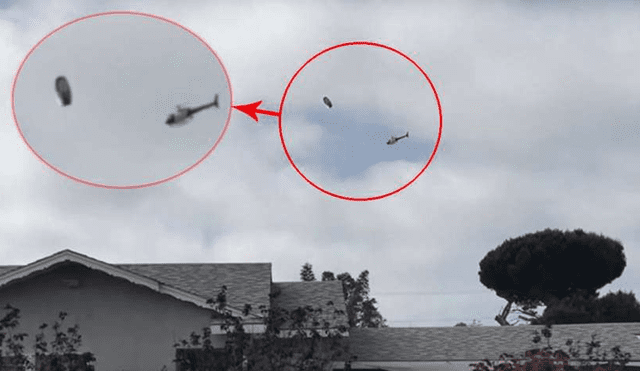 YouTube viral: helicóptero de la policía es captado 'multando' a supuesto OVNI [VIDEO]
