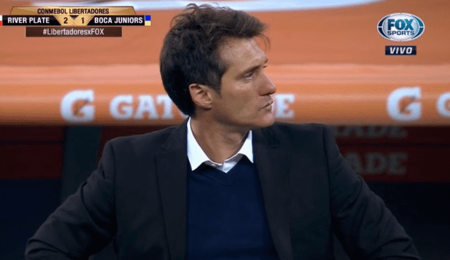 River vs Boca: El gesto de desazón de Barros Schelotto tras el segundo gol 'millonario'