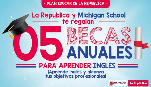 Plan Educar: Regalamos 05 programas anuales para aprender inglés en Michigan School 