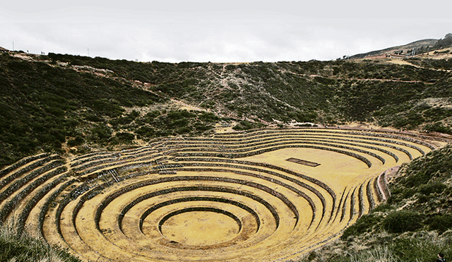 Tareas. El Valle Sagrado de los Incas, después de 13 años, aún no ha sido delimitado por el Mincul (en la vista, sitio Moray).