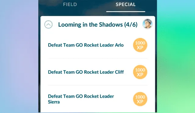 Te dejamos la lista confirmado de todas las misiones y recompensas confirmadas de “Acechando las sombras”, el nuevo evento de Pokémon GO.