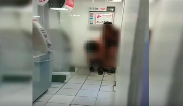 Indignación en YouTube por pareja que tuvo sexo en cajero automático