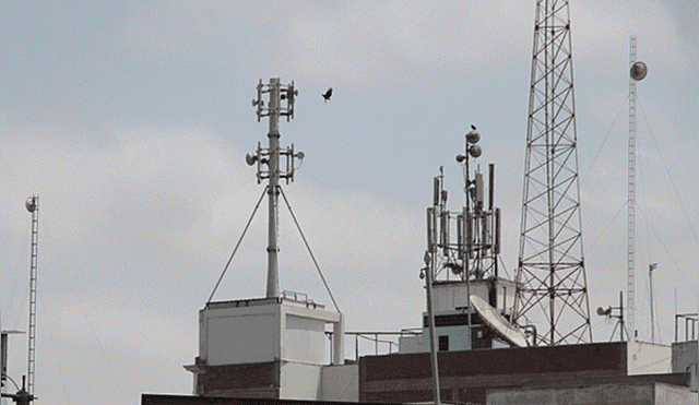 Lima, Arequipa y La Libertad tienen el mayor número de antenas de telefonía móvil