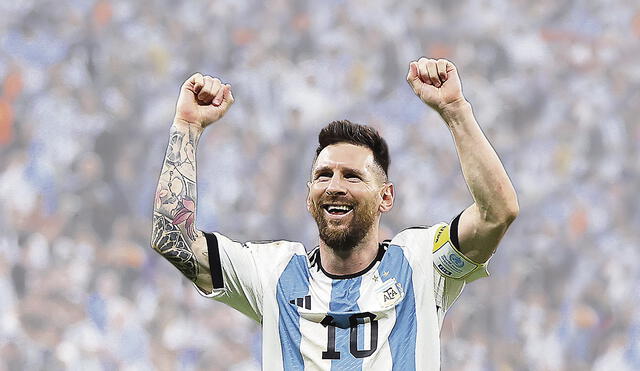 Artillero. Lionel Messi es el máximo goleador de la selección argentina en Qatar 2022, con cuatro anotaciones. Foto: EFE