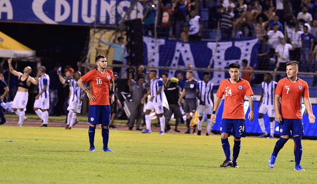 En Chile calificaron de "equipo mediocre" a la selección de Honduras, que venció a la Roja en un partido amistoso. | Foto: AFP