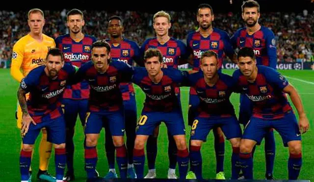 Cinco futbolistas del primer equipo y dos del cuerpo técnico dieron positivo para COVID-19. Foto: Prensa FC Barcelona